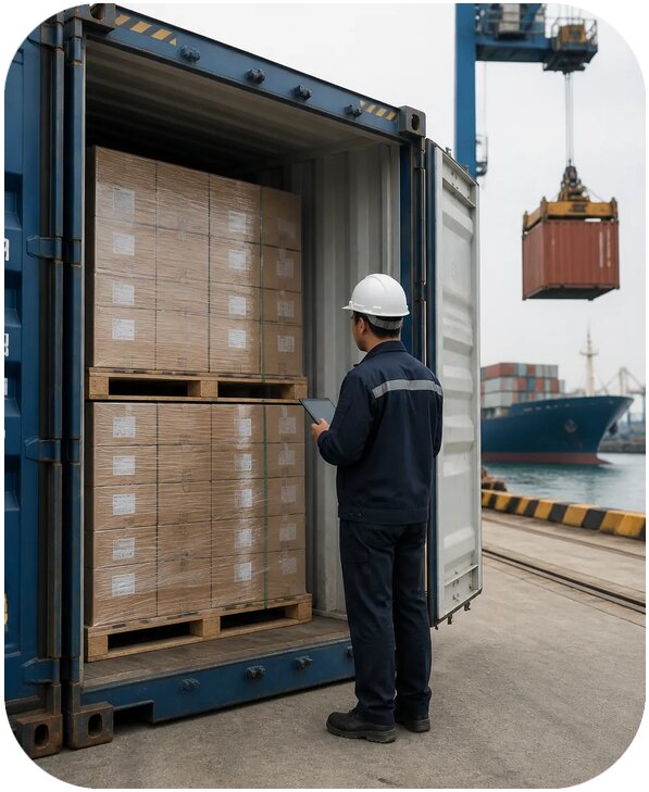 Контроль загрузки контейнера в Китае по цене от 15363 р. | Китаист